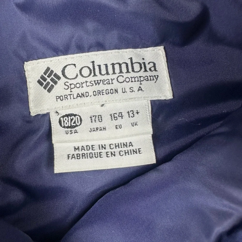 Columbia Snow Bibs Boys 18/20 Navy Blue Insulated Winter Ski Pants Outdoor Gorp